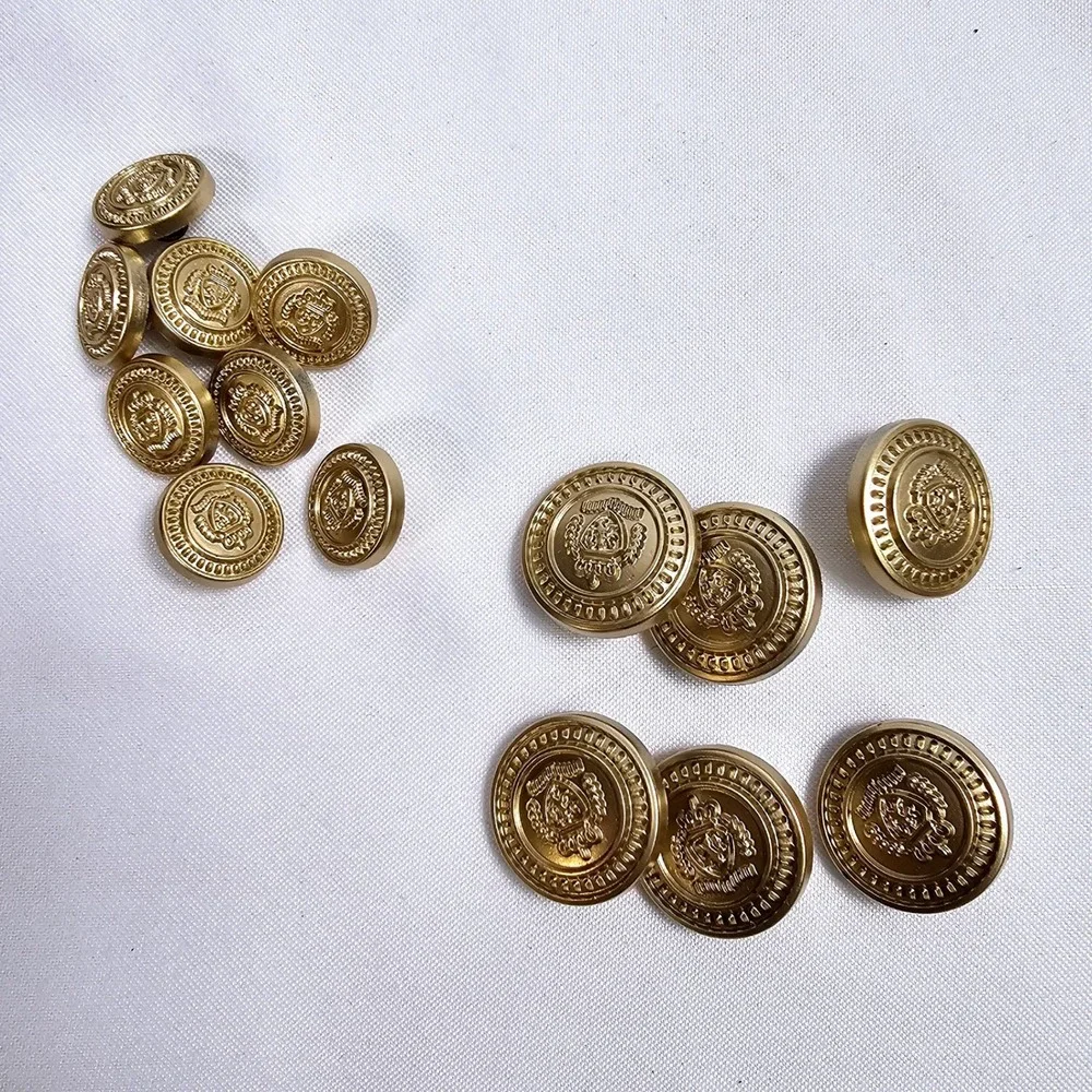 60pc Blazer Button Lot Gold Silver Eagle‎ Lion Crest Replacement Set VTG